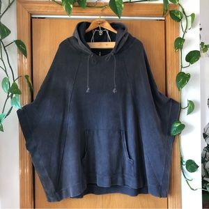 Free People Poncho Hoodie L